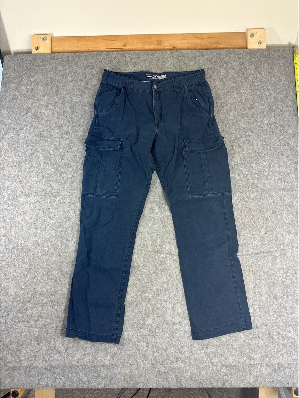 Vintage Carhartt relaxed fit navy cargo pants Size 32x30